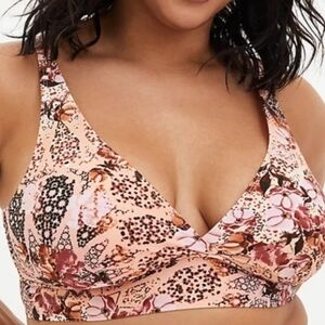 Torrid Medallion Floral Bikini Top